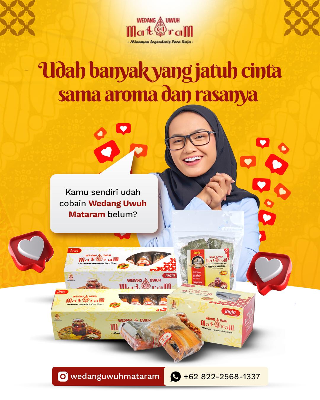 Koleksi kemasan Wedang Uwuh Mataram